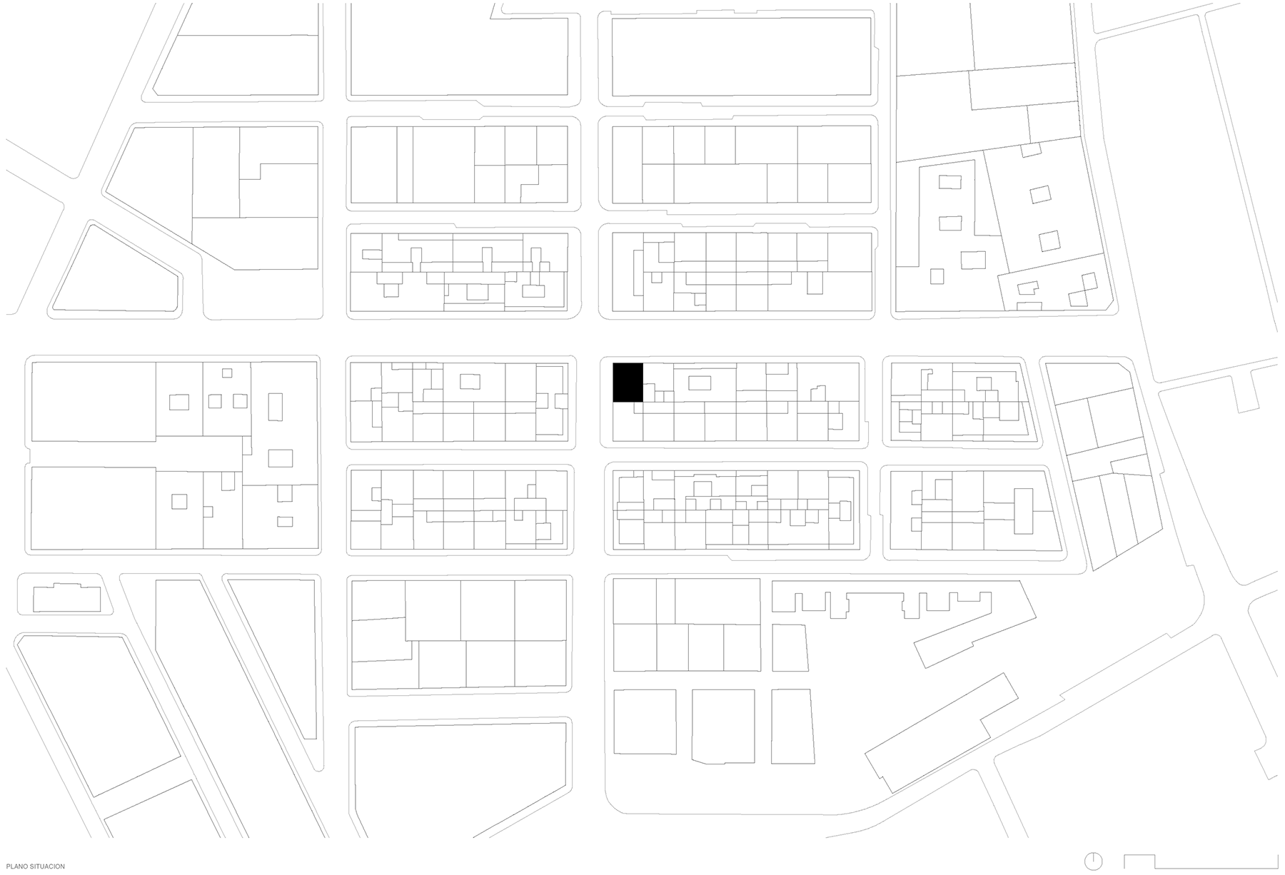 Alhamar, plano de situación