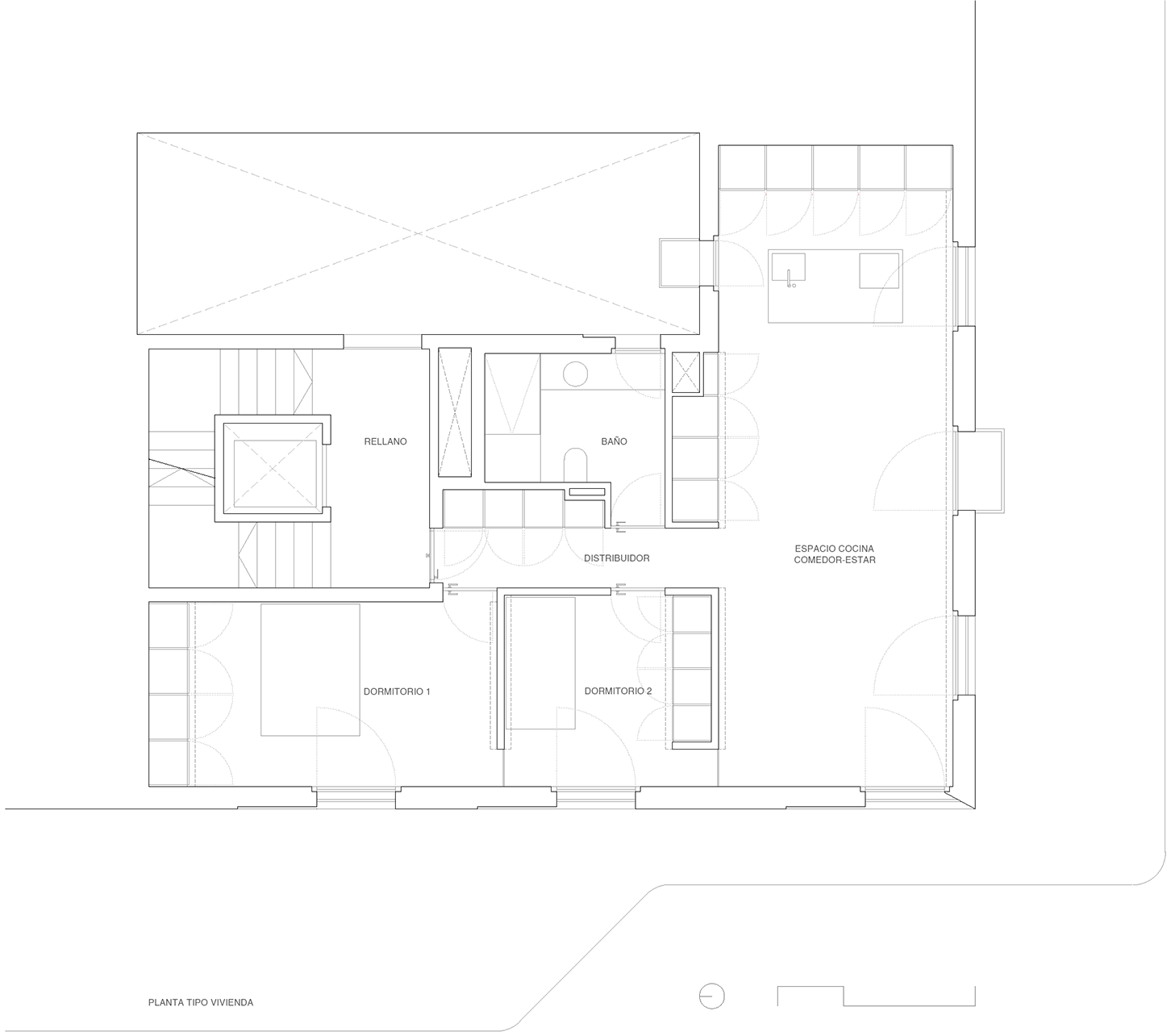Zuloaga planta vivienda