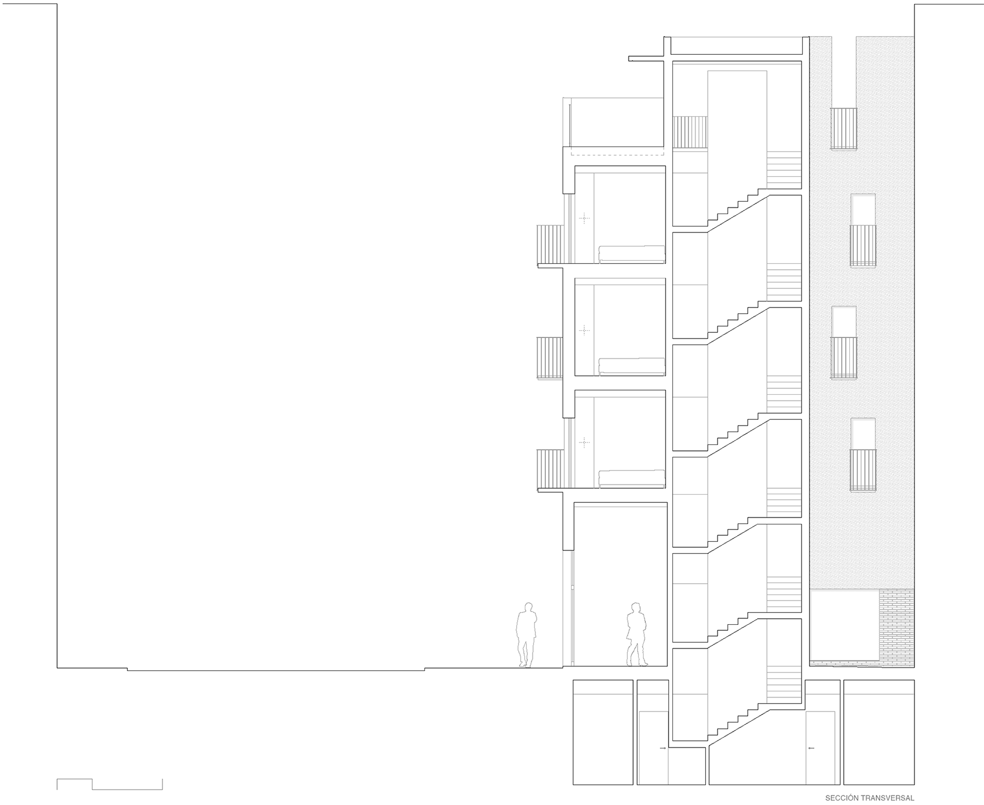 Alhamar sección transversal